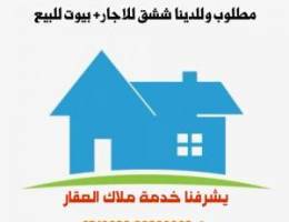  اللايجار شقه في صباح الاحمد مع سطح 