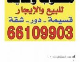  للايجار شقة بالعدان عرفتين لمعاريس أو اسرة صغيرة للجادين فقط 