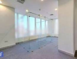  متوفر مكتب تجاري مشطب جاهز في برج كتير راقي  بالقبلة مساحة ٦٥ متر 
