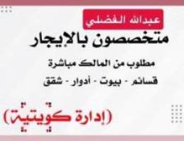  للايجار شقتين في الرقه قطعه 1 