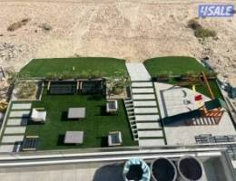  للإيجار أرض مسوره شبك المساحه 3170 متر النشاط تخزين 