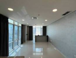  شقة نصف مفروشة للإيجار في دسمان، موقع مميز، اطلالة بحرية جانبية 