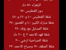  للايجار شقة ارضية مدخل خاص جديد تكيف مركزي ٣٠٠ 