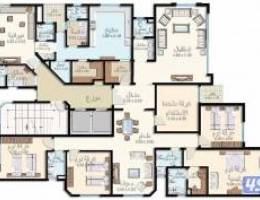  للاجار شقه دور كامل 400  متر 